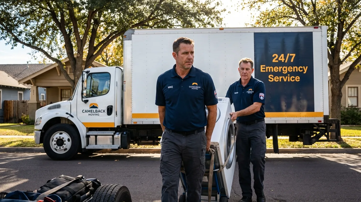CamelBack Moving crew loading furniture in Union Springs, AL